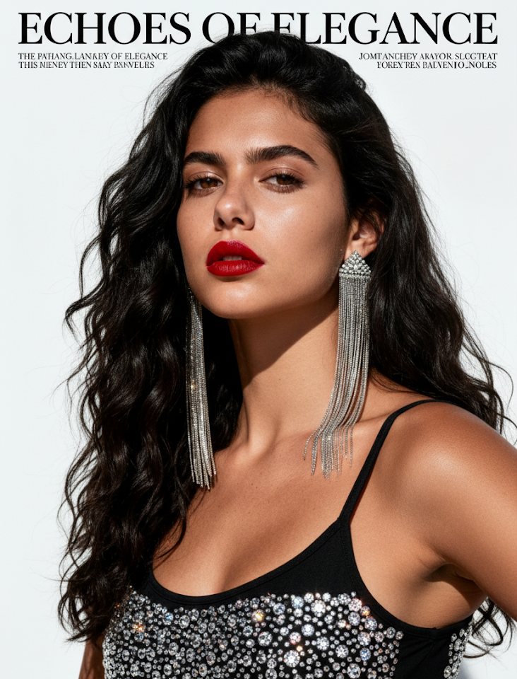 时尚杂志封面风格人像